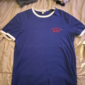 Calvin Klein Jeans Men's Blue T-Shirt